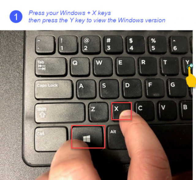 Press Windows X & then Y